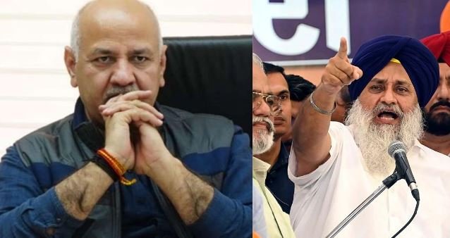 ਥੈਲੇ ਵਿੱਚੋਂ ਬਾਹਰ ਆਈ AAP ਦੀ ਬਿੱਲੀ...'' ਸੁਖਬੀਰ ਸਿੰਘ ਬਾਦਲ ਨੇ ECI ਨੂੰ ਮਨੀਸ਼ ਸਿਸੋਦੀਆ ਦੇ ਬਿਆਨ ਦਾ ਨੋਟਿਸ ਲੈਣ ਦੀ ਕੀਤੀ ਮੰਗ