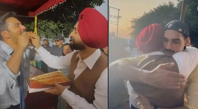 It's a wrap: Diljit Dosanjh announces completion of Border 2 shoot, feeds 'laddus' on sets