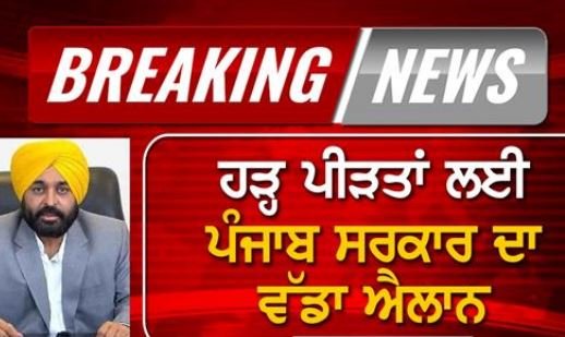 Breaking News: ਹੜ੍ਹ ਪੀੜਤਾਂ ਲਈ ਪੰਜਾਬ ਸਰਕਾਰ ਦਾ ਵੱਡਾ ਐਲਾਨ, ਦਿੱਤੇ ਜਾਣਗੇ ਪਲਾਟ
